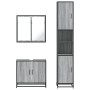 Set de muebles de baño 3 pzas madera contrachapada gris sonoma von , Badezimmermöbel - Ref: Foro24-3301068, Preis: 289,57 €, ...