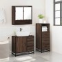 Set de muebles baño 3 pzas madera contrachapada roble marrón von , Badezimmermöbel - Ref: Foro24-3301049, Preis: 255,29 €, Ra...
