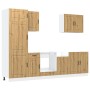 Mueble de cocina Kalmar 7 piezas artesanal roble de , Armarios de cocina - Ref: Foro24-3314770, Precio: 630,14 €, Descuento: %
