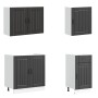 Mueble de cocina Kalmar negra 7 piezas madera contrachapada von , Küchenschränke - Ref: Foro24-3314772, Preis: 568,00 €, Raba...