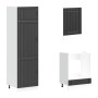 Mueble de cocina Kalmar negra 7 piezas madera contrachapada von , Küchenschränke - Ref: Foro24-3314772, Preis: 568,00 €, Raba...