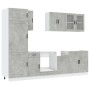 Mueble cocina Kalmar gris hormigón 8 pzas madera contrachapada de , Armarios de cocina - Ref: Foro24-3314815, Precio: 601,06 ...