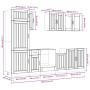 Mueble de cocina Kalmar blanco 8 piezas madera contrachapada von , Küchenschränke - Ref: Foro24-3314801, Preis: 600,90 €, Rab...