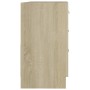 Waschbeckenschrank aus eichenfarbenem Sperrholz, 63 x 30 x 54 cm von vidaXL, Badezimmermöbel - Ref: Foro24-804187, Preis: 91,...