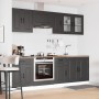 Mueble de cocina Kalmar negra 8 piezas madera contrachapada von , Küchenschränke - Ref: Foro24-3314822, Preis: 583,11 €, Raba...