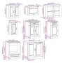 Mueble de cocina Kalmar blanco 8 piezas madera contrachapada von , Küchenschränke - Ref: Foro24-3314841, Preis: 599,72 €, Rab...