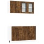 Mueble cocina Kalmar roble ahumado 4 pzas madera contrachapada von , Küchenschränke - Ref: Foro24-3314876, Preis: 299,52 €, R...
