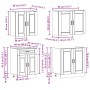 Mueble cocina Kalmar roble ahumado 4 pzas madera contrachapada von , Küchenschränke - Ref: Foro24-3314876, Preis: 299,52 €, R...