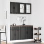 Mueble de cocina Kalmar negra 4 piezas madera contrachapada von , Küchenschränke - Ref: Foro24-3314862, Preis: 316,39 €, Raba...
