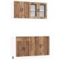 Mueble cocina Kalmar madera vieja 4 pzas madera contrachapada von , Küchenschränke - Ref: Foro24-3314869, Preis: 306,14 €, Ra...