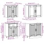 Mueble cocina Kalmar madera vieja 4 pzas madera contrachapada von , Küchenschränke - Ref: Foro24-3314869, Preis: 306,14 €, Ra...