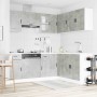 Mueble cocina Porto gris hormigón 11 pzas madera contrachapada von , Küchenschränke - Ref: Foro24-3314965, Preis: 668,62 €, R...