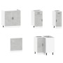 Mueble cocina Porto gris hormigón 11 pzas madera contrachapada von , Küchenschränke - Ref: Foro24-3314965, Preis: 668,62 €, R...