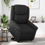 Sillón reclinable vertical de cuero sintético negro brillante by , Armchairs - Ref: Foro24-3303418, Price: 280,99 €, Discount: %