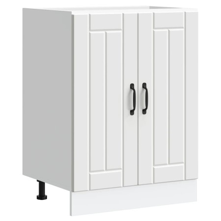 Mueble bajo fregadero Lucca madera contrachapada blanca von , Küchenschränke - Ref: Foro24-853677, Preis: 76,88 €, Rabatt: %