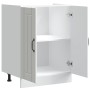 Mueble bajo fregadero Lucca madera contrachapada blanca von , Küchenschränke - Ref: Foro24-853677, Preis: 76,88 €, Rabatt: %