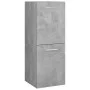 Armario de baño madera contrachapada gris hormigón 30x30x80 cm de vidaXL, Muebles de baño - Ref: Foro24-804992, Precio: 41,24...