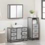 Set de muebles de baño 3 pzas madera contrachapada gris sonoma de , Muebles de baño - Ref: Foro24-3301023, Precio: 298,74 €, ...