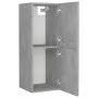 Armario de baño madera contrachapada gris hormigón 30x30x80 cm de vidaXL, Muebles de baño - Ref: Foro24-804992, Precio: 41,24...