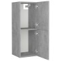 Badezimmerschrank aus betongrauem Sperrholz, 30 x 30 x 80 cm von vidaXL, Badezimmermöbel - Ref: Foro24-804992, Preis: 41,82 €...