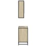 Set de muebles de baño 2 pzas madera contrachapada roble Sonoma von , Badezimmermöbel - Ref: Foro24-3300941, Preis: 154,40 €,...