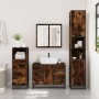 Set de muebles baño 3 pzas madera contrachapada roble ahumado von , Badezimmermöbel - Ref: Foro24-3301082, Preis: 337,61 €, R...