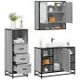 Set de muebles de baño 3 pzas madera contrachapada gris sonoma von , Badezimmermöbel - Ref: Foro24-3301063, Preis: 243,36 €, ...