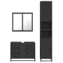Juego de muebles de baño 3 pzas madera contrachapada negro von , Badezimmermöbel - Ref: Foro24-3301080, Preis: 343,42 €, Raba...