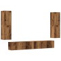 Muebles de TV de pared 4 uds madera vieja madera de ingeniería von , TV-Möbel - Ref: Foro24-3328973, Preis: 232,03 €, Rabatt: %