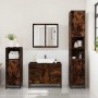 Set de muebles baño 3 pzas madera contrachapada roble ahumado by , Bathroom furniture - Ref: Foro24-3300962, Price: 268,85 €,...