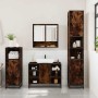 Set de muebles baño 3 pzas madera contrachapada roble ahumado von , Badezimmermöbel - Ref: Foro24-3301002, Preis: 221,96 €, R...