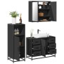Juego de muebles de baño 3 pzas madera contrachapada negro von , Badezimmermöbel - Ref: Foro24-3300960, Preis: 268,63 €, Raba...