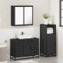 Juego de muebles de baño 3 pzas madera contrachapada negro von , Badezimmermöbel - Ref: Foro24-3300960, Preis: 268,63 €, Raba...
