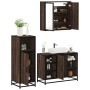 Set de muebles baño 3 pzas madera contrachapada roble marrón von , Badezimmermöbel - Ref: Foro24-3300974, Preis: 217,86 €, Ra...