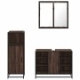 Set de muebles baño 3 pzas madera contrachapada roble marrón von , Badezimmermöbel - Ref: Foro24-3300974, Preis: 217,86 €, Ra...