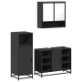 Juego de muebles de baño 3 pzas madera contrachapada negro von , Badezimmermöbel - Ref: Foro24-3301000, Preis: 229,45 €, Raba...