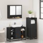 Juego de muebles de baño 3 pzas madera contrachapada negro de , Muebles de baño - Ref: Foro24-3301000, Precio: 229,57 €