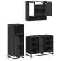 Juego de muebles de baño 3 pzas madera contrachapada negro von , Badezimmermöbel - Ref: Foro24-3301000, Preis: 229,45 €, Raba...