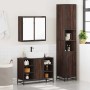 Set de muebles baño 3 pzas madera contrachapada roble marrón von , Badezimmermöbel - Ref: Foro24-3301094, Preis: 267,70 €, Ra...