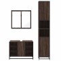 Set de muebles baño 3 pzas madera contrachapada roble marrón von , Badezimmermöbel - Ref: Foro24-3301094, Preis: 267,70 €, Ra...