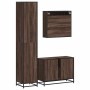 Set de muebles baño 3 pzas madera contrachapada roble marrón von , Badezimmermöbel - Ref: Foro24-3301094, Preis: 267,70 €, Ra...