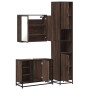 Set de muebles baño 3 pzas madera contrachapada roble marrón von , Badezimmermöbel - Ref: Foro24-3301094, Preis: 267,70 €, Ra...