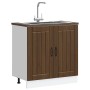 Panel para lavavajillas Lucca madera contrachapada roble marrón von , Küchenschränke - Ref: Foro24-853694, Preis: 79,97 €, Ra...
