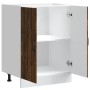 Mueble bajo fregadero Lucca madera contrachapada roble ahumado von , Küchenschränke - Ref: Foro24-853682, Preis: 87,08 €, Rab...