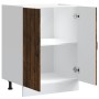 Mueble bajo fregadero Lucca madera contrachapada roble ahumado von , Küchenschränke - Ref: Foro24-853682, Preis: 87,08 €, Rab...