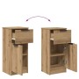 Aparador madera de ingeniería roble artisian 30x30x70 cm by , Sideboards - Ref: Foro24-856953, Price: 56,27 €, Discount: %