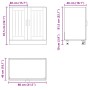 Mueble bajo fregadero Lucca blanca de alto brillo von , Küchenschränke - Ref: Foro24-853689, Preis: 91,04 €, Rabatt: %