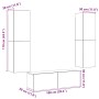 Muebles de TV de pared 3 uds madera vieja madera de ingeniería von , TV-Möbel - Ref: Foro24-3328965, Preis: 176,62 €, Rabatt: %