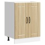 Mueble bajo fregadero Lucca madera contrachapada roble sonoma de , Armarios de cocina - Ref: Foro24-853680, Precio: 77,82 €, ...