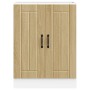 Mueble bajo fregadero Lucca madera contrachapada roble sonoma de , Armarios de cocina - Ref: Foro24-853680, Precio: 77,82 €, ...